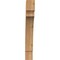 Ekena Millwork 4"W x 22"D x 30"H Merced Rough Sawn Knee Brace, Western Red Cedar BRC04X22X30MRC00RWR - alternate 3
